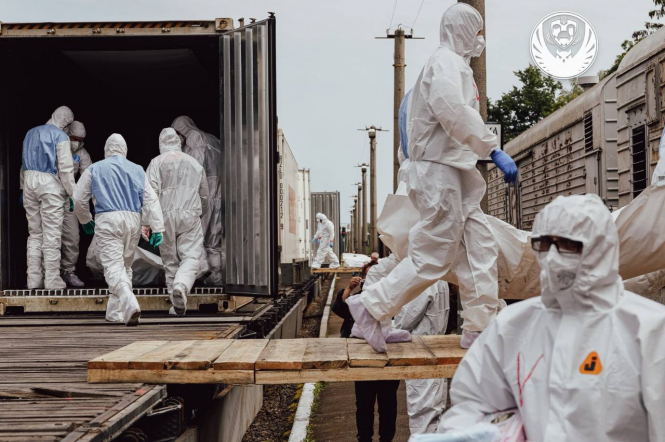 В Україну повернули тіла ще 1245 тіл загиблих