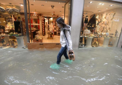 Венецію накрила хвиля рекордних припливів на початку року