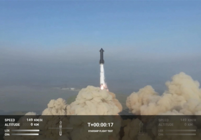 SpaceX вперше запустила ракету Starship